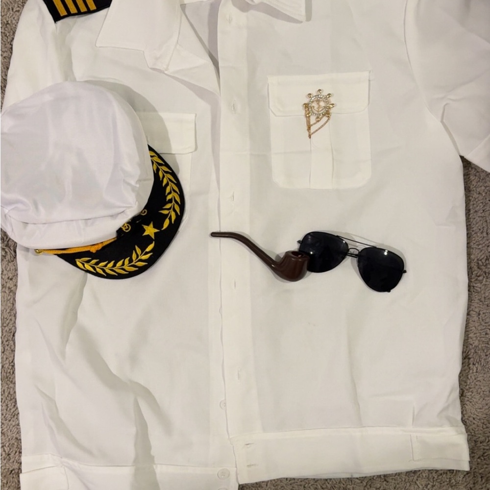 Men's White sailor costume